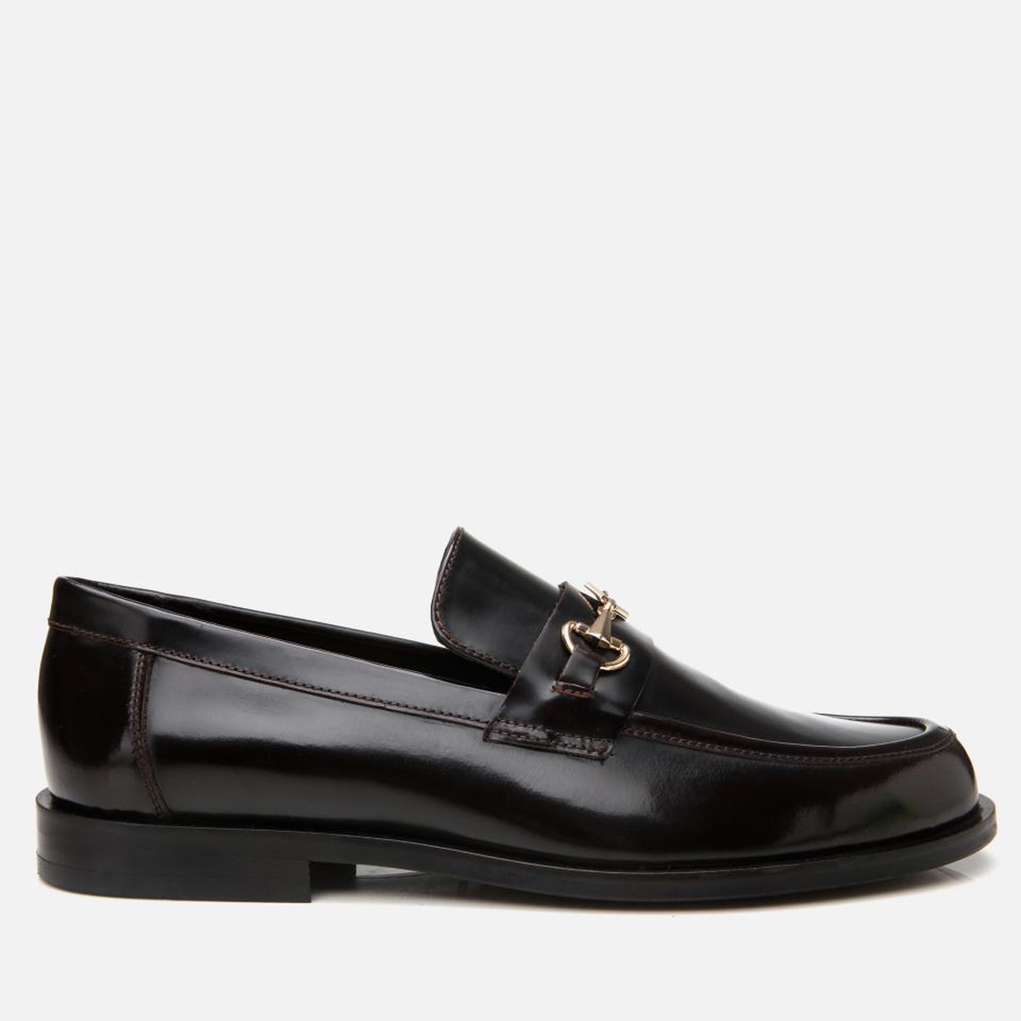 Erkek Deri Bordo Toka Detaylı Loafer