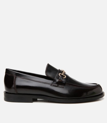  Erkek Deri Bordo Toka Detaylı Loafer