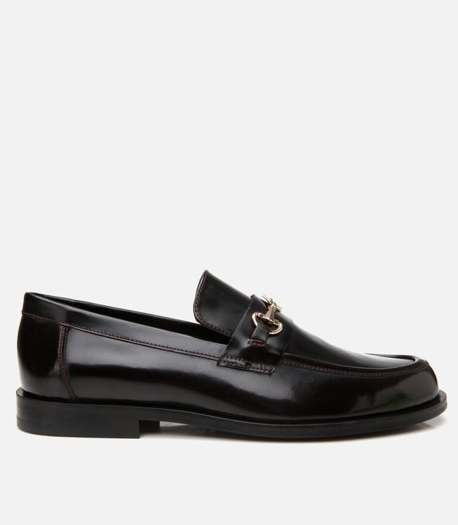  Erkek Deri Bordo Toka Detaylı Loafer