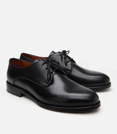  Erkek Deri Siyah Klasik Ayakkabı