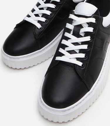  Erkek Deri Siyah Günlük Ayakkabı