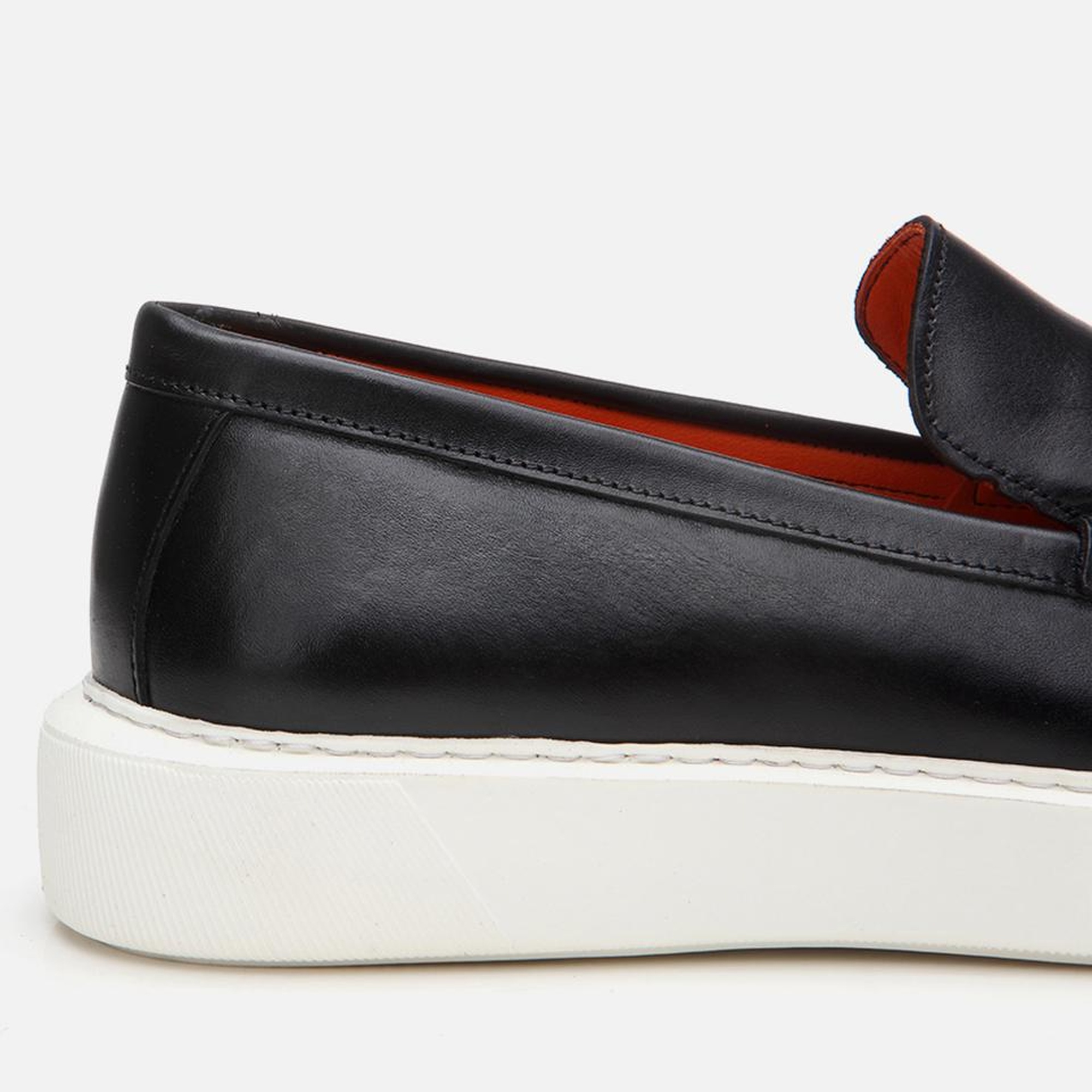 Erkek Deri Siyah Hafif Tabanlı Loafer