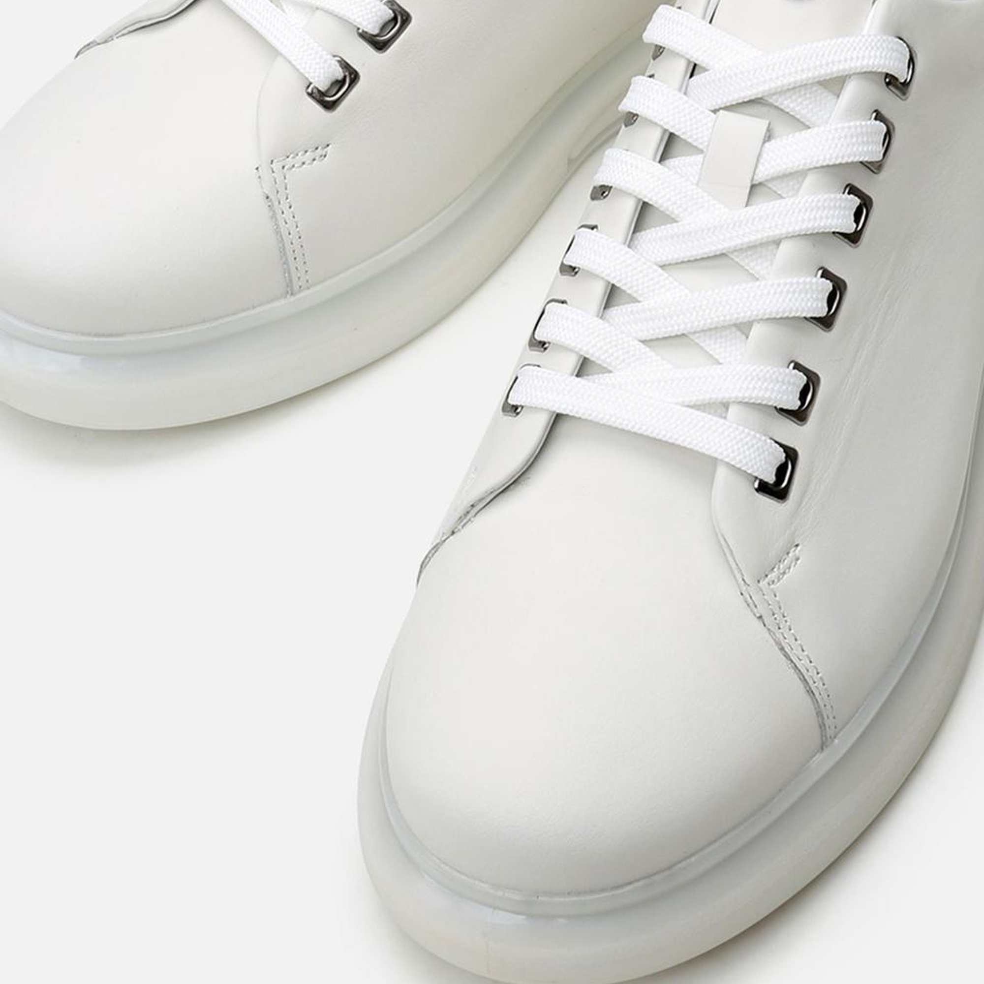 Erkek Deri Bej Günlük Ayakkabı