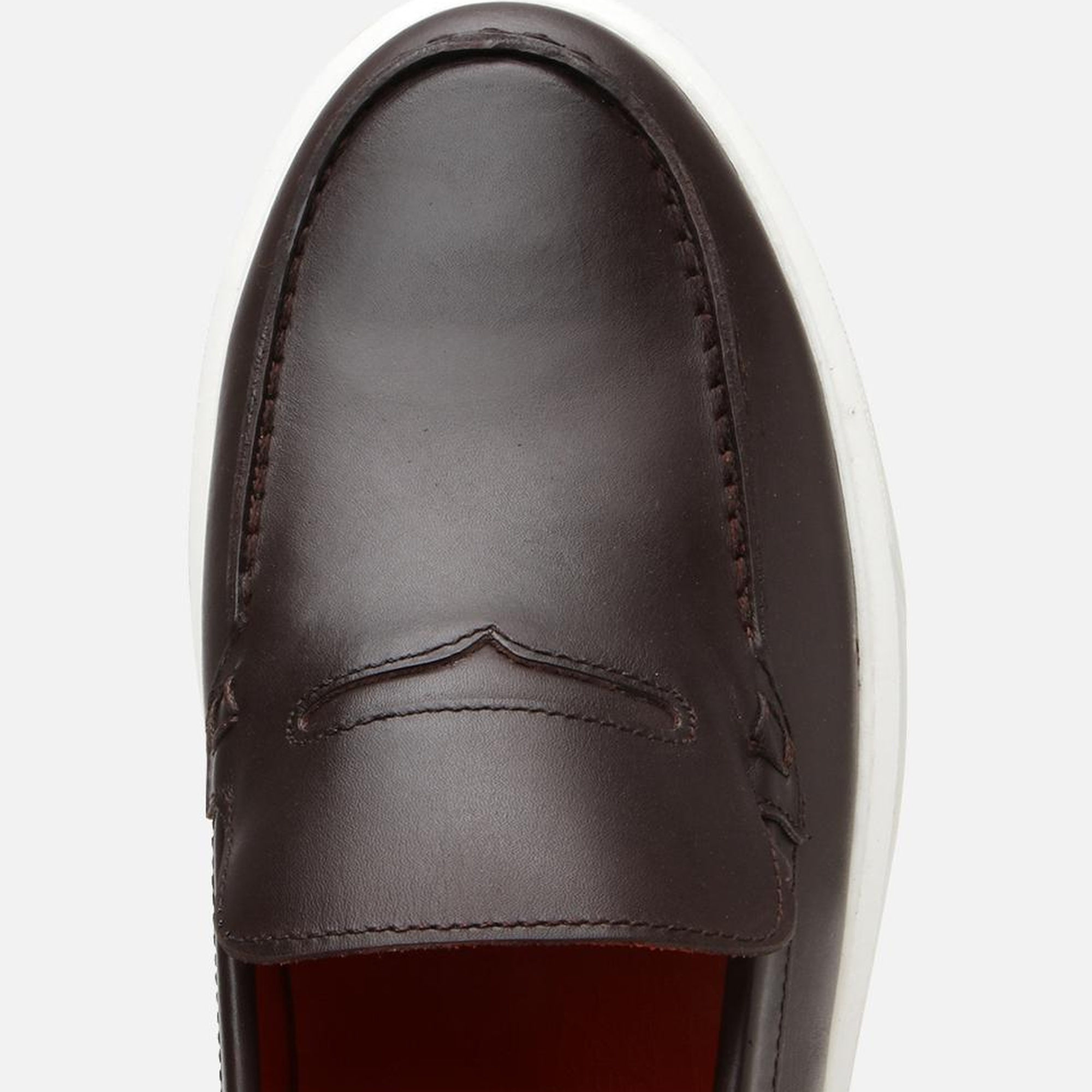 Erkek Deri Kahverengi Hafif Tabanlı Loafer