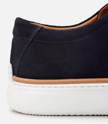  Erkek Süet Deri Lacivert Hafif Tabanlı Günlük Ayakkabı