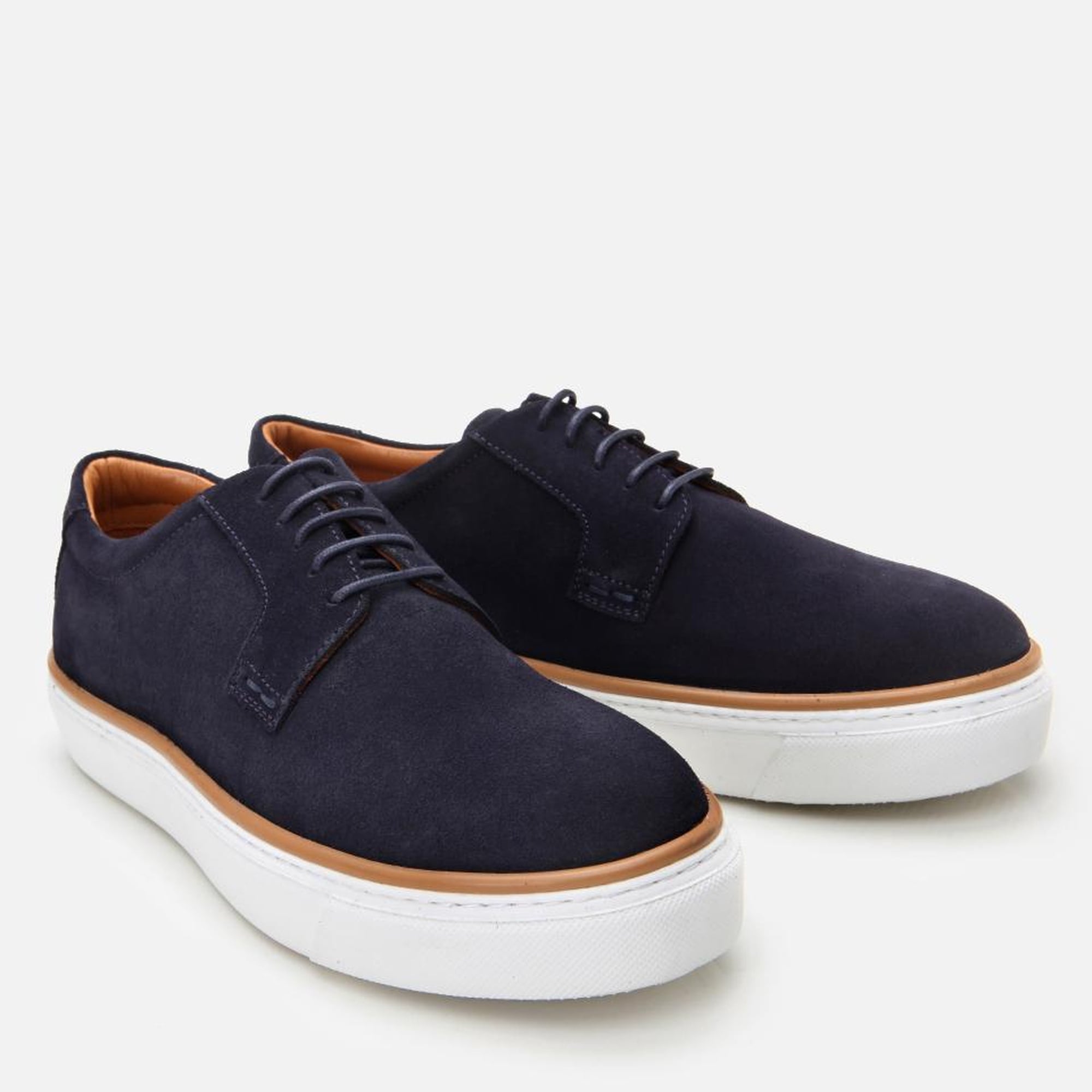 Erkek Süet Deri Lacivert Hafif Tabanlı Günlük Ayakkabı