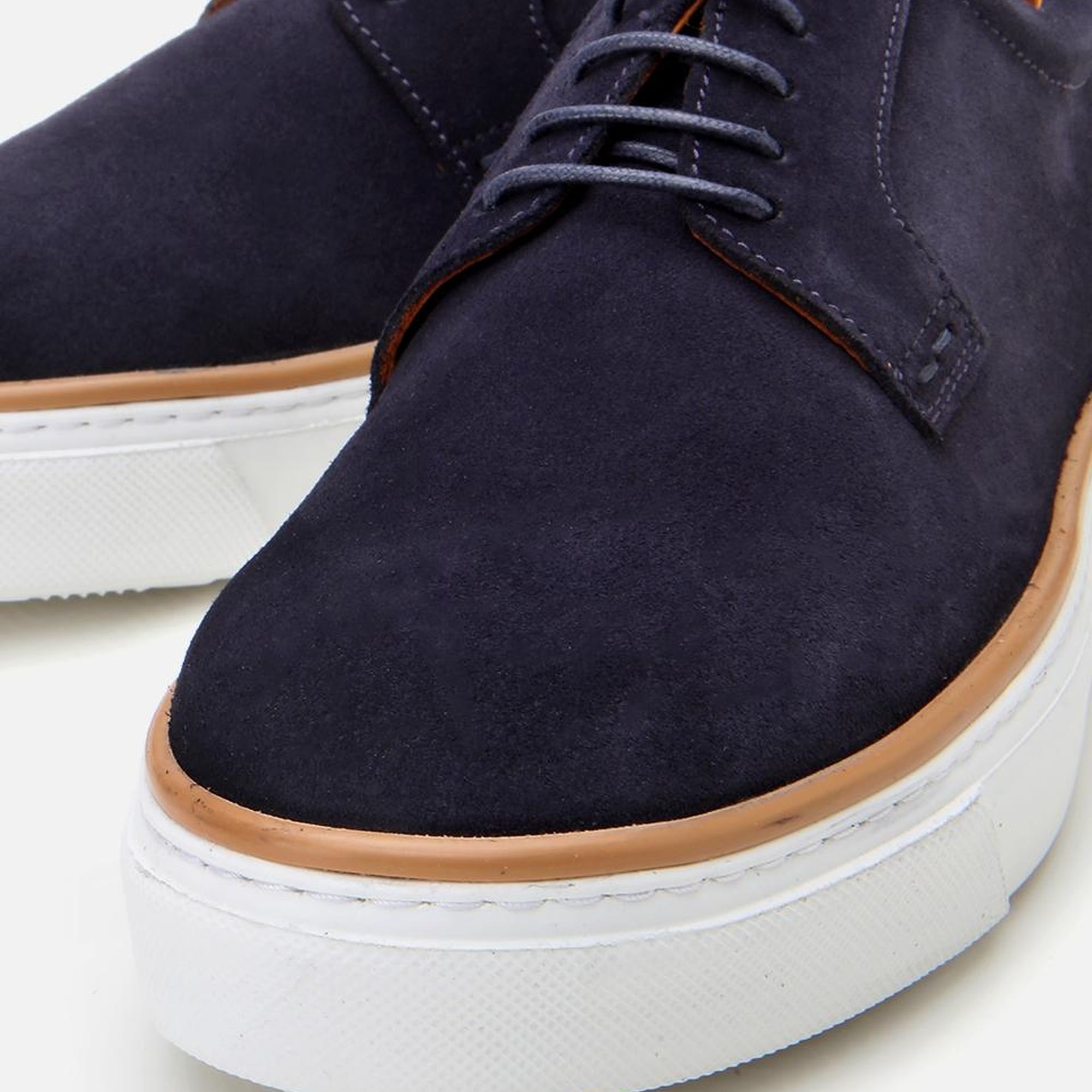 Erkek Süet Deri Lacivert Hafif Tabanlı Günlük Ayakkabı