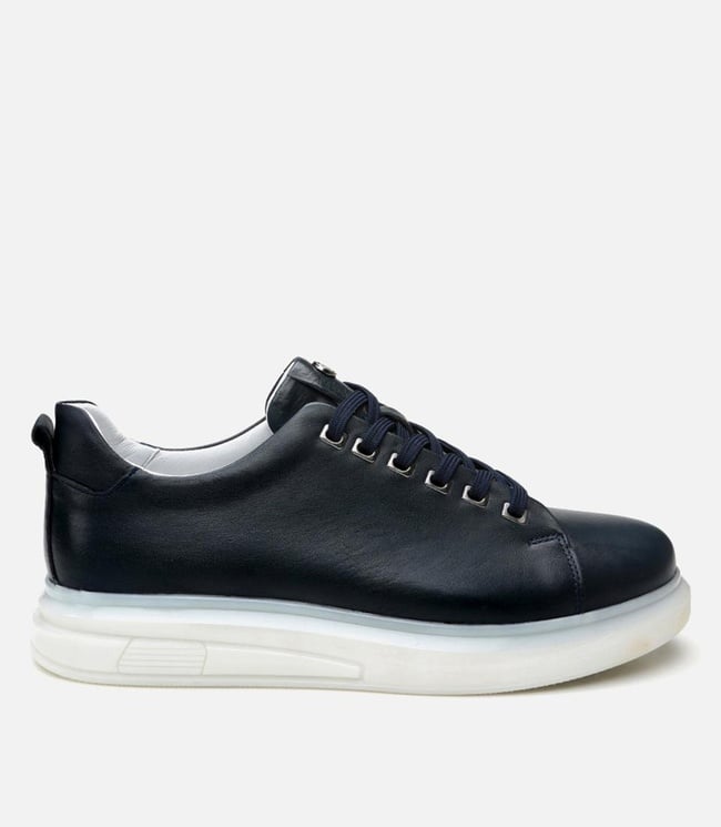  Erkek Deri Lacivert Günlük Ayakkabı