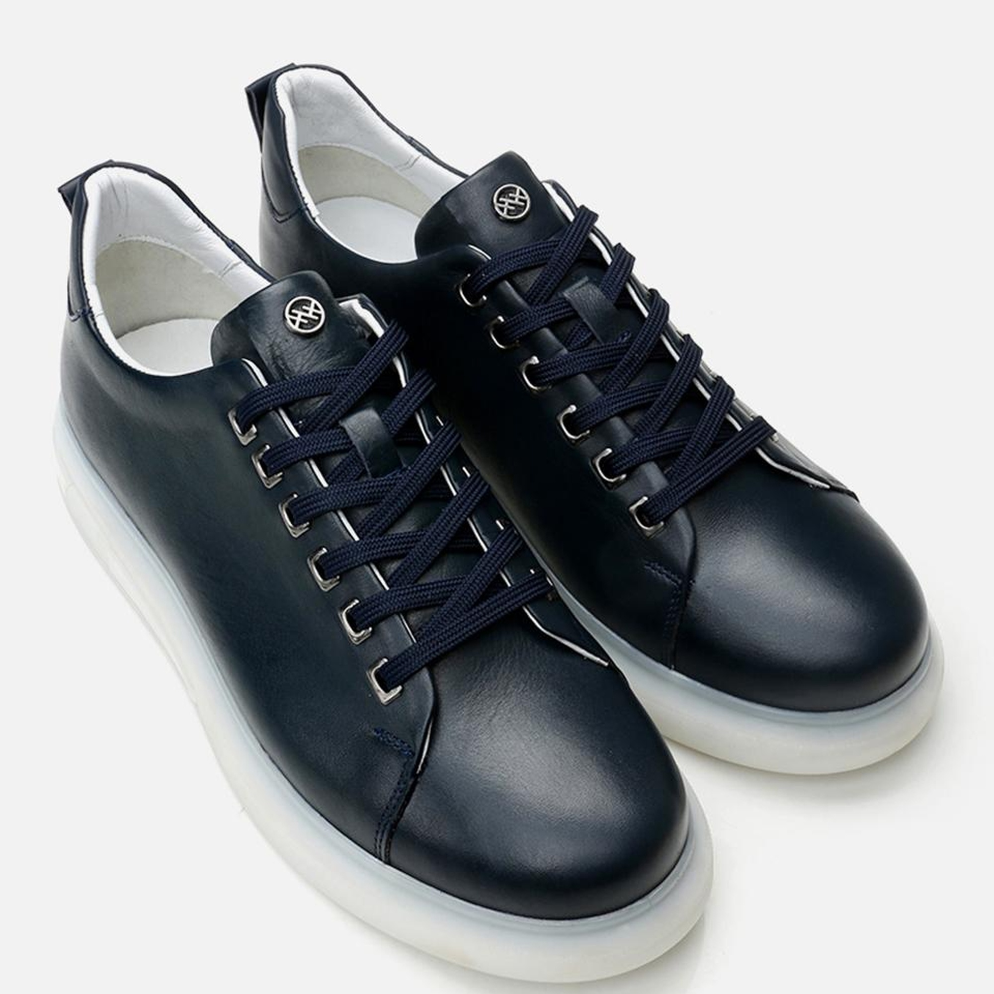 Erkek Deri Lacivert Günlük Ayakkabı