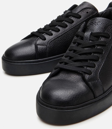  Erkek Deri Siyah Günlük Ayakkabı