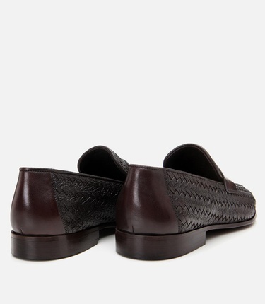  Erkek Deri Kahverengi Yumuşak Dokulu Klasik Loafer