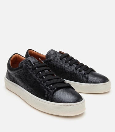  Erkek Deri Siyah Günlük Ayakkabı