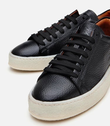  Erkek Deri Siyah Günlük Ayakkabı