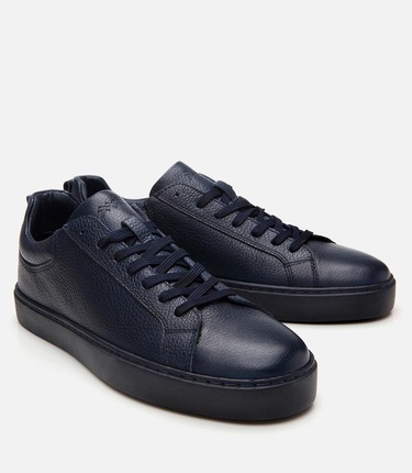  Erkek Deri Lacivert Günlük Ayakkabı
