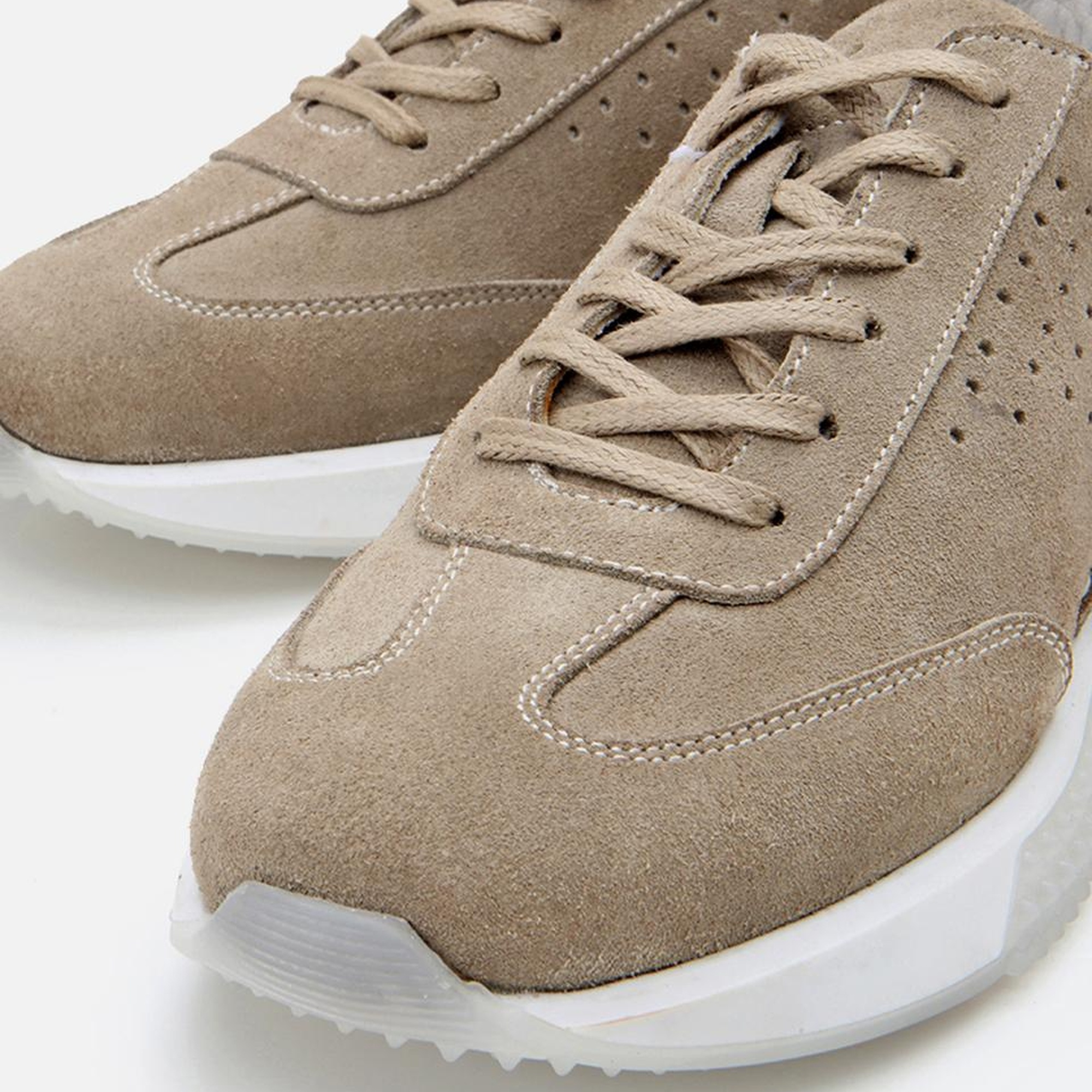 Erkek Deri Bej Spor Ayakkabı