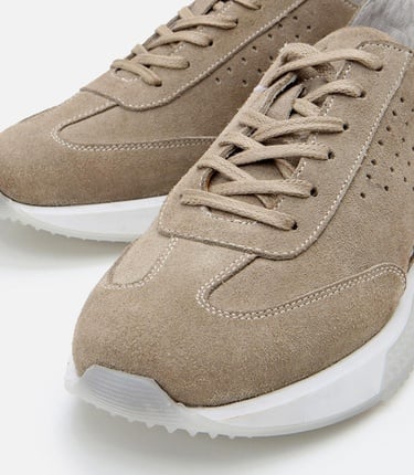  Erkek Deri Bej Spor Ayakkabı