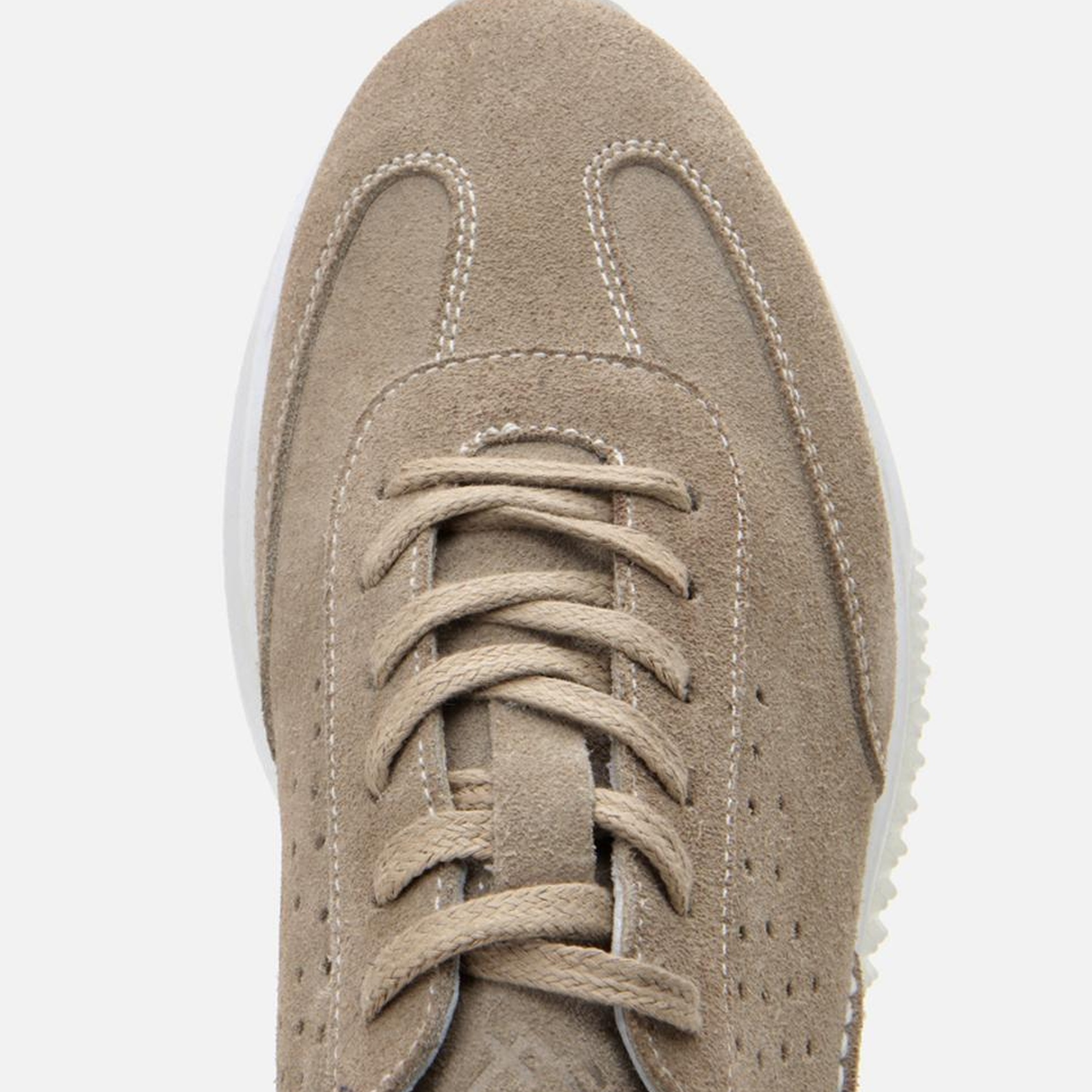 Erkek Deri Bej Spor Ayakkabı