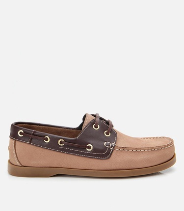  Erkek Nubuk Deri Vizon Bağcık Detaylı Günlük Loafer