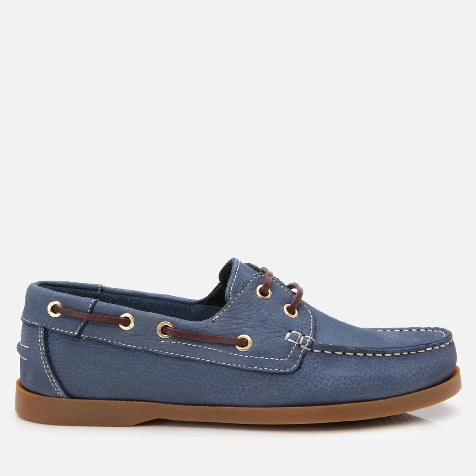 Erkek Nubuk Deri Mavi Bağcık Detaylı Günlük Loafer