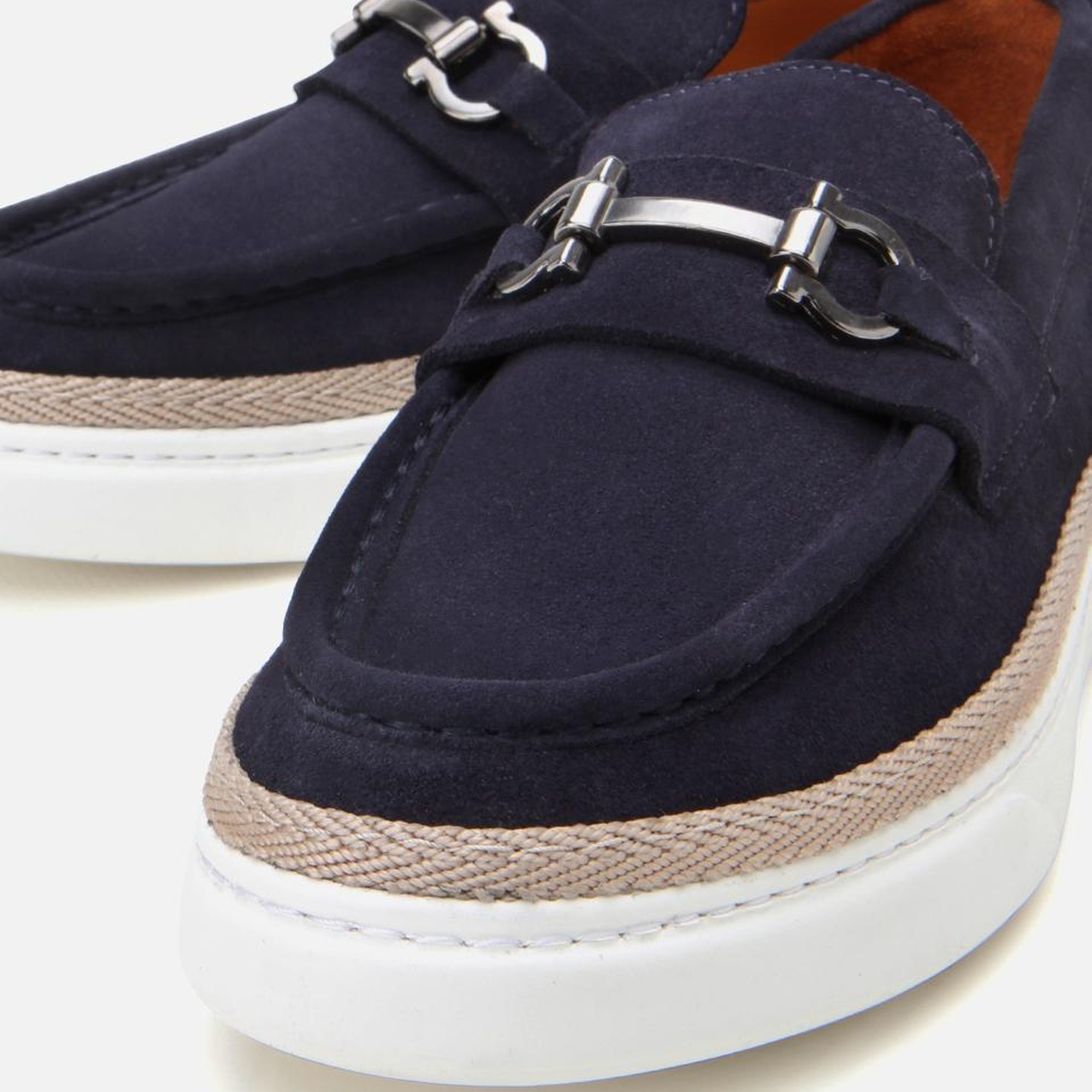 Erkek Süet Deri Lacivert Ultra Hafif Tabanlı Loafer