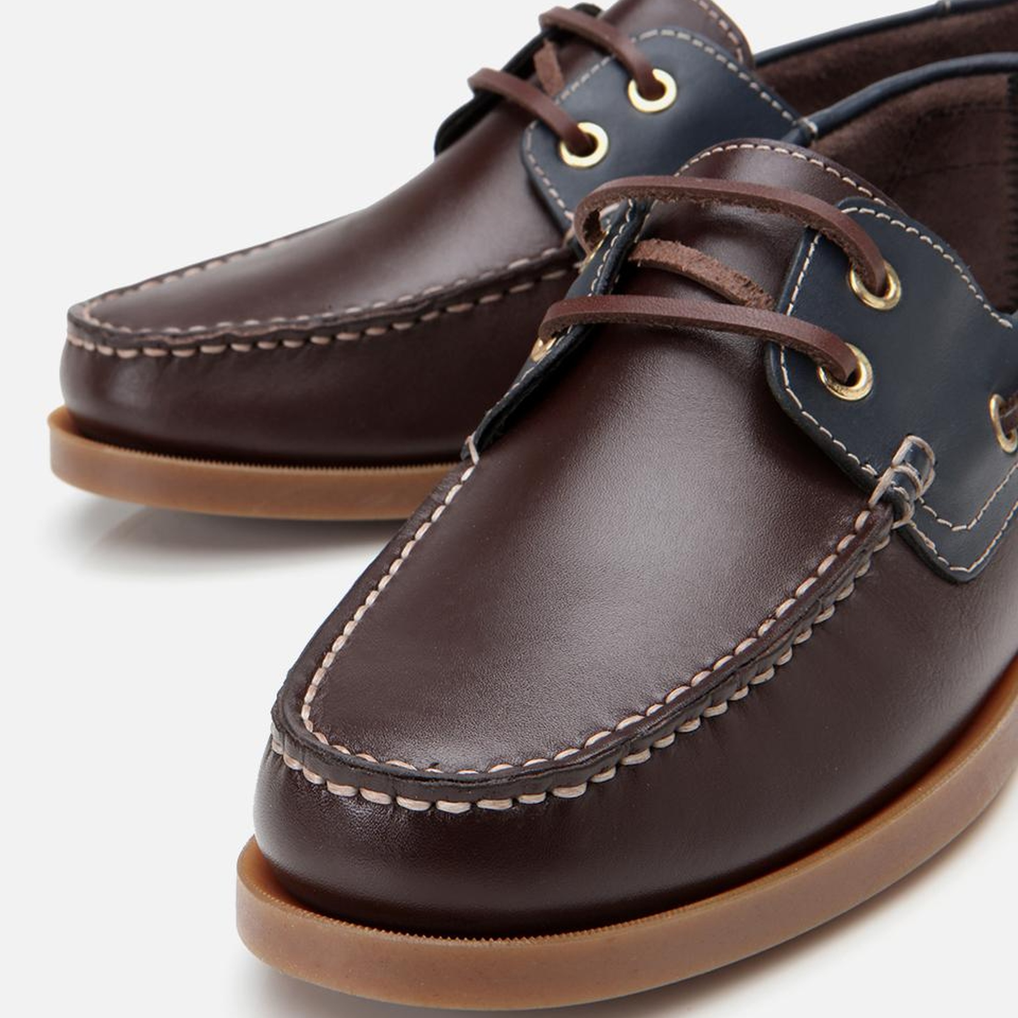 Erkek Deri Kahverengi Bağcık Detaylı Günlük Loafer