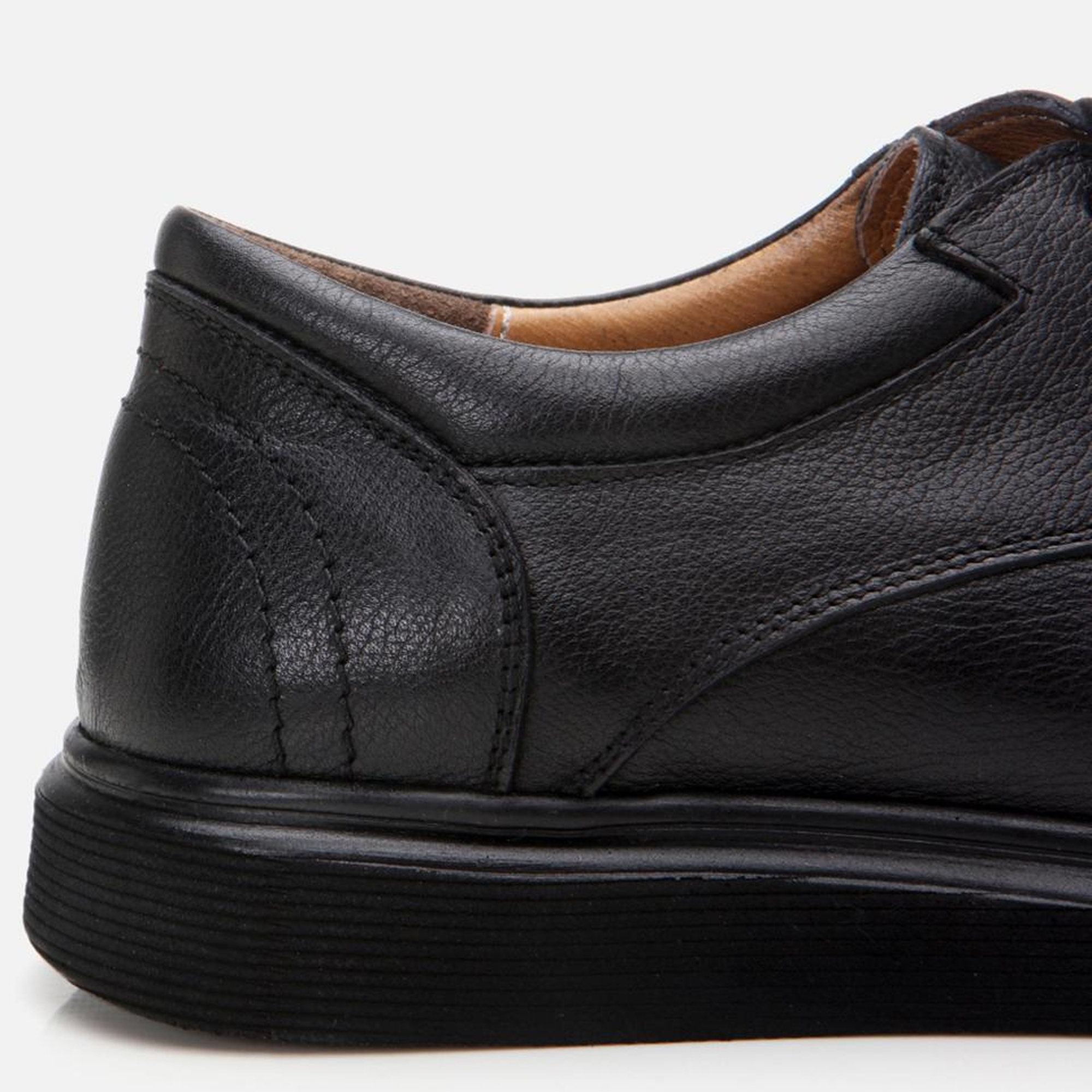 Erkek Deri Siyah Rahat Günlük Ayakkabı