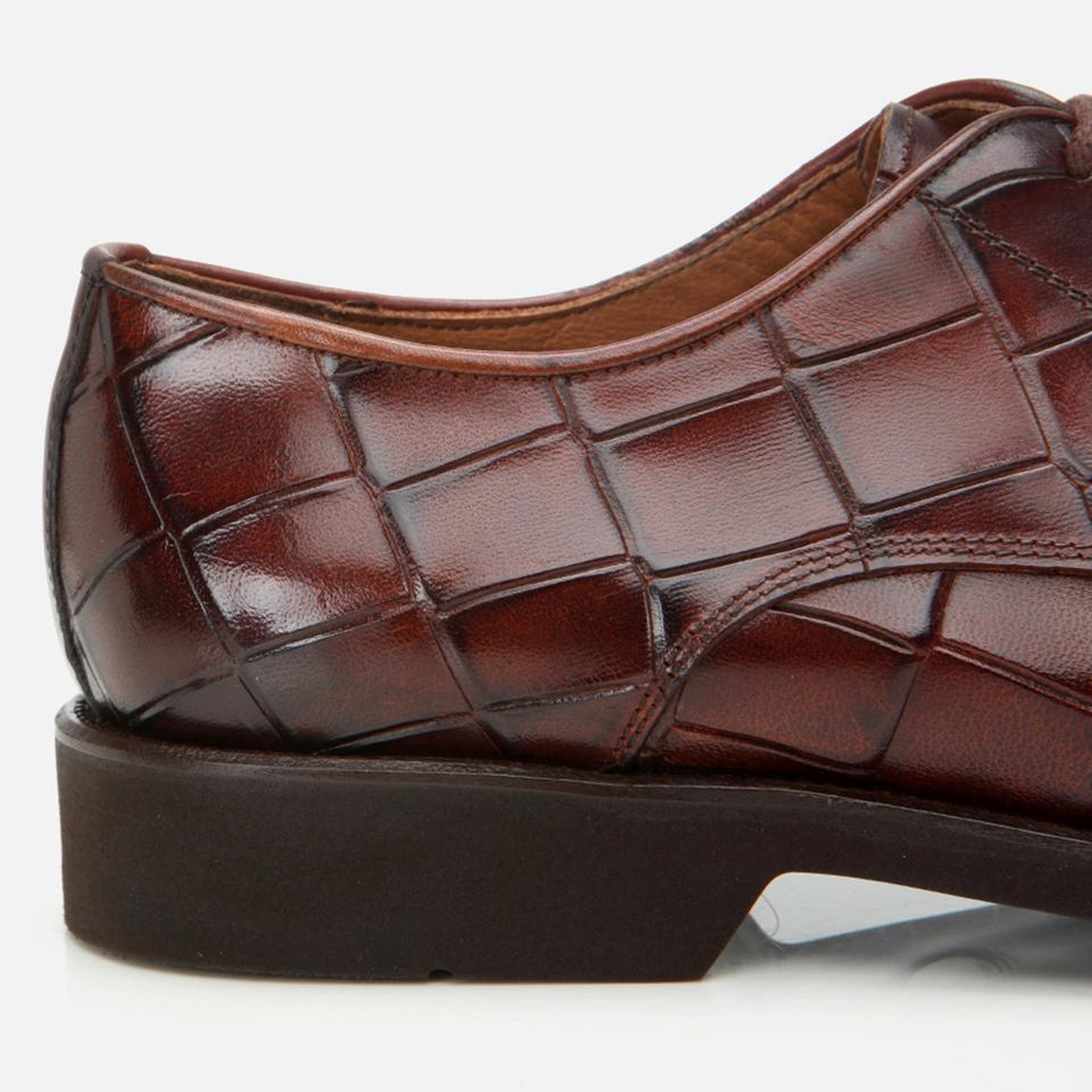 Erkek Deri Taba Hafif Tabanlı Şık Klasik Ayakkabı