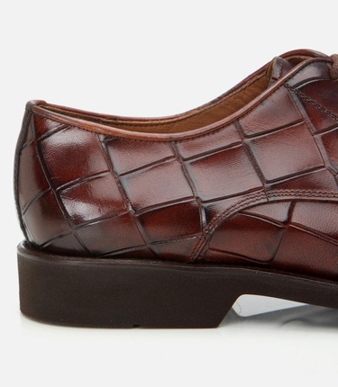  Erkek Deri Taba Hafif Tabanlı Şık Klasik Ayakkabı