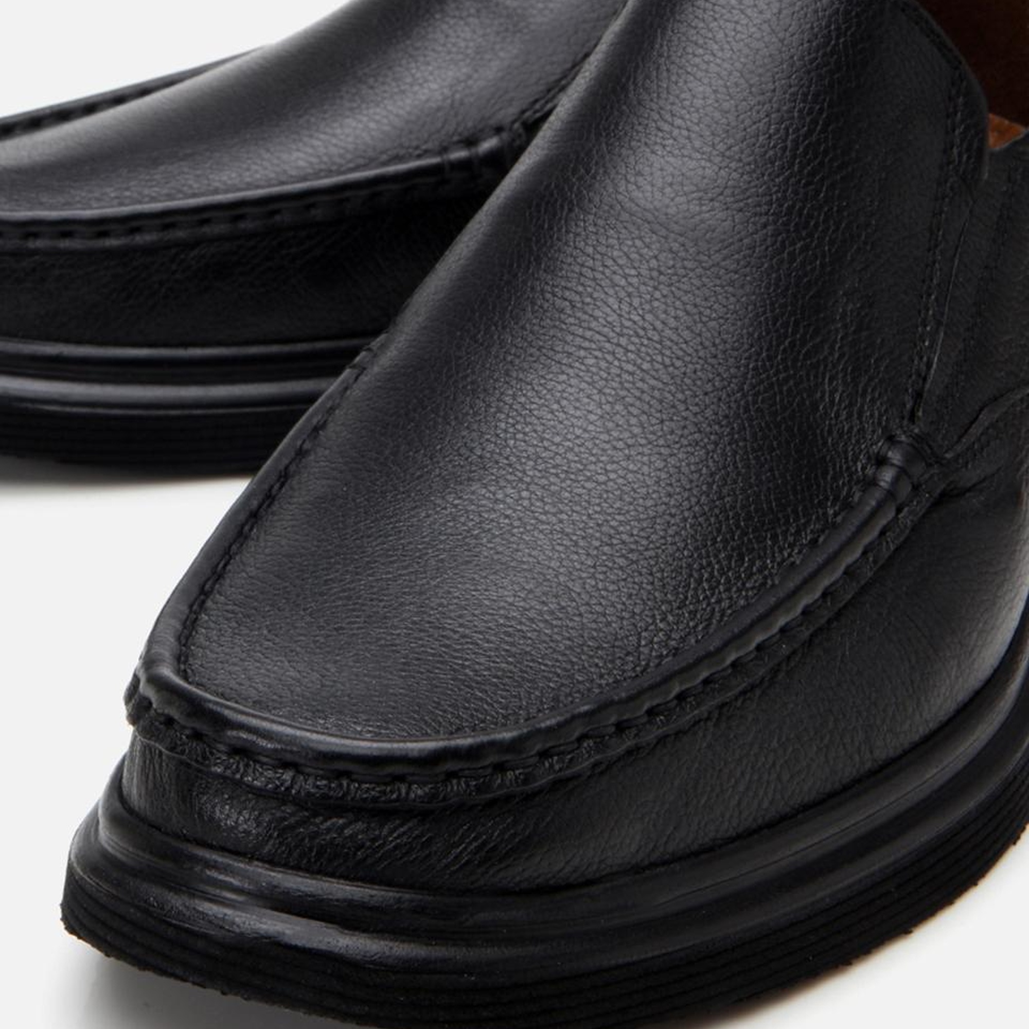 Erkek Deri Siyah Rahat Günlük Ayakkabı