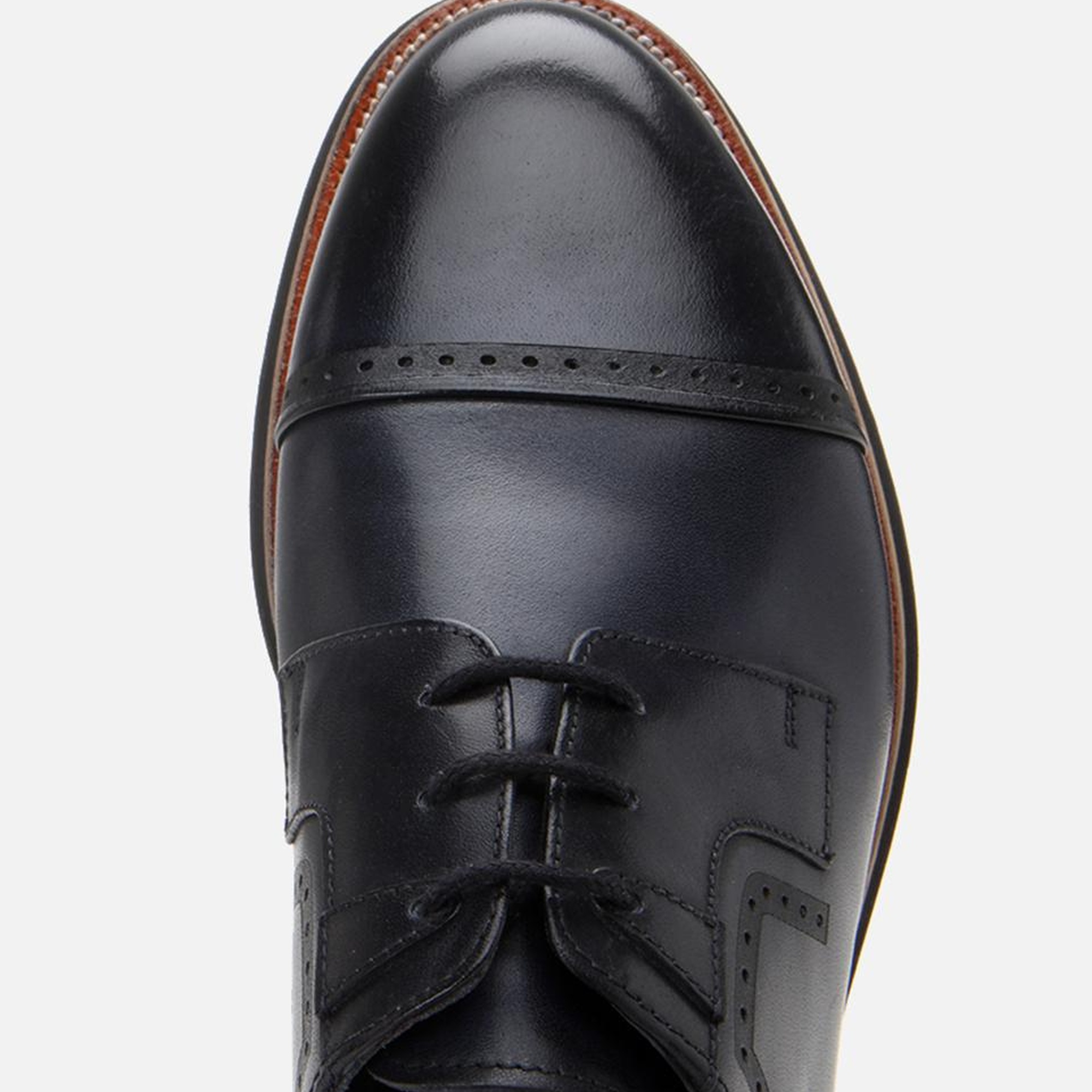 Erkek Deri Lacivert Hafif Tabanlı Klasik Ayakkabı