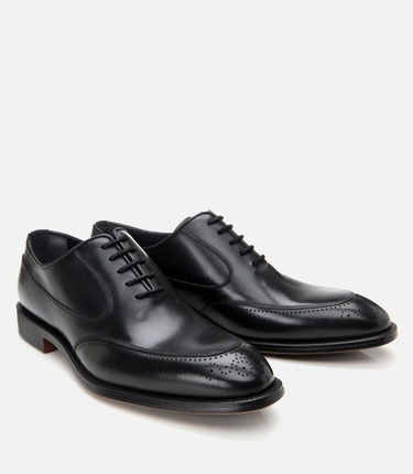  Erkek Deri Siyah Şık Klasik Ayakkabı