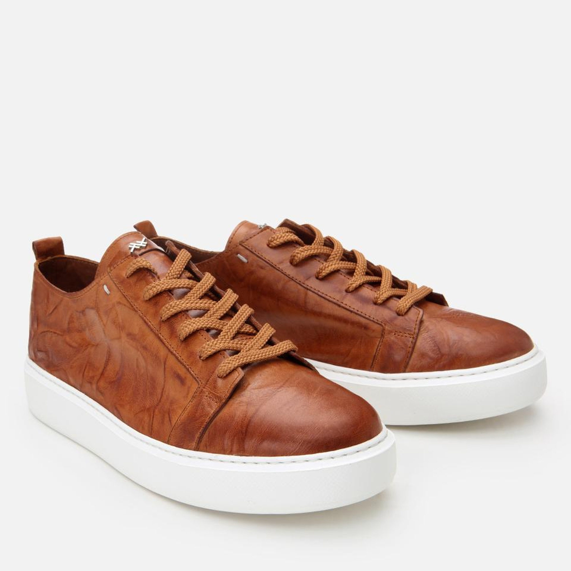 Erkek Deri Taba Hafif Tabanlı Spor Ayakkabı