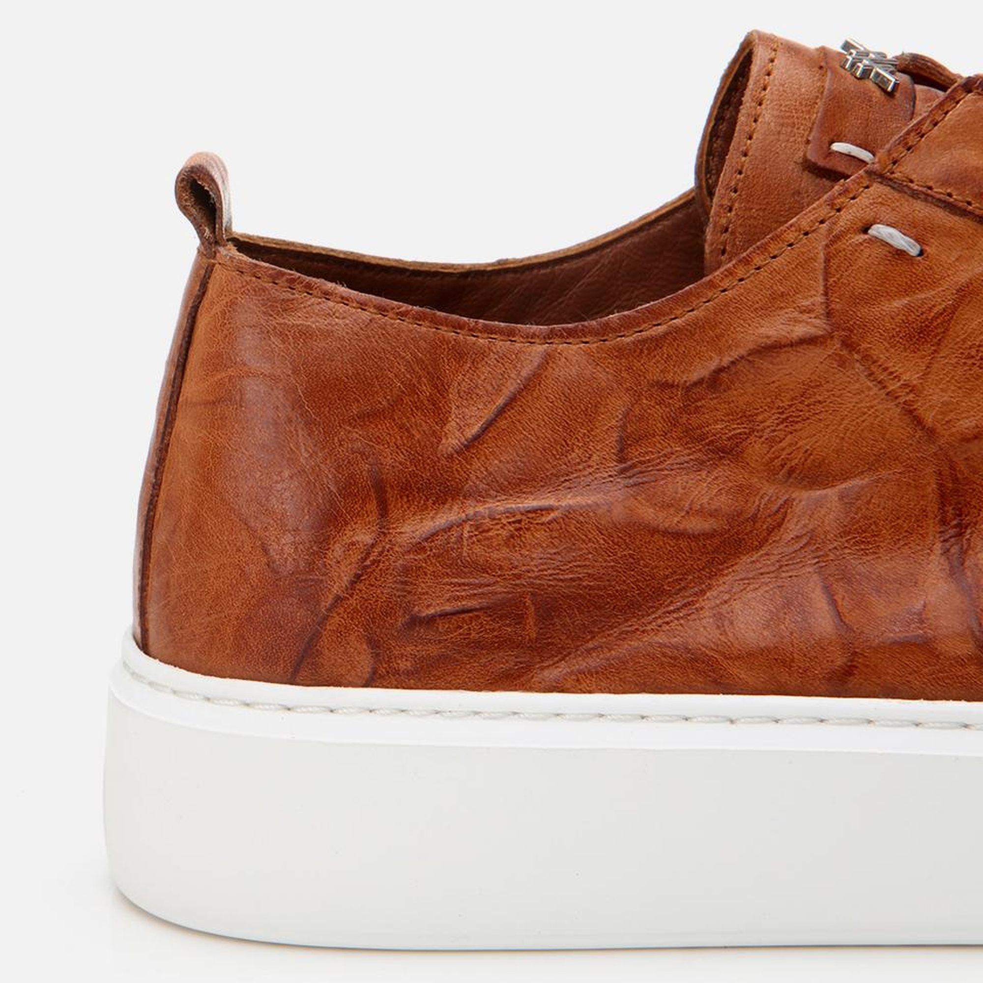 Erkek Deri Taba Hafif Tabanlı Spor Ayakkabı