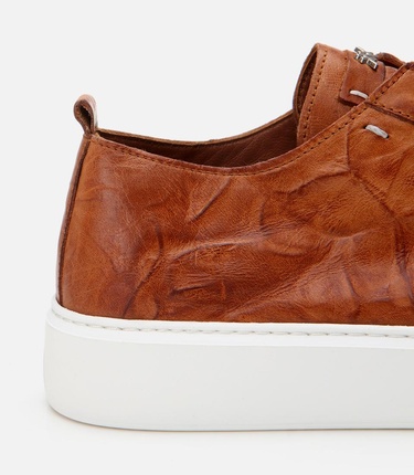  Erkek Deri Taba Hafif Tabanlı Spor Ayakkabı