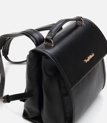  Kadın Deri Siyah Sırt Çantası