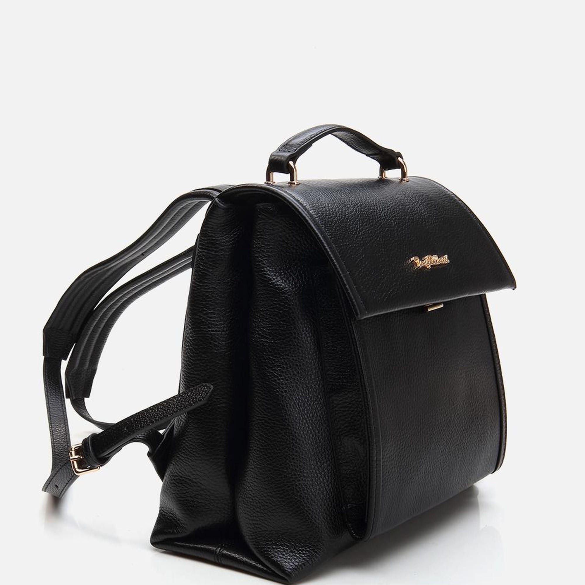 Kadın Deri Siyah Sırt Çantası