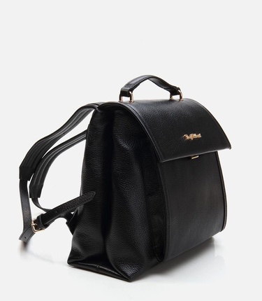  Kadın Deri Siyah Sırt Çantası