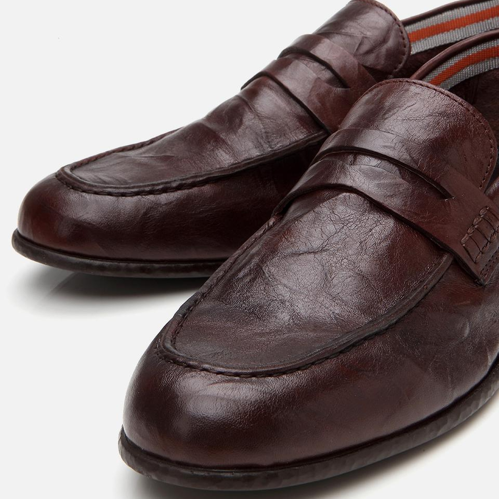 Erkek Deri Kahverengi Ultra Hafif Tabanlı Klasik Loafer