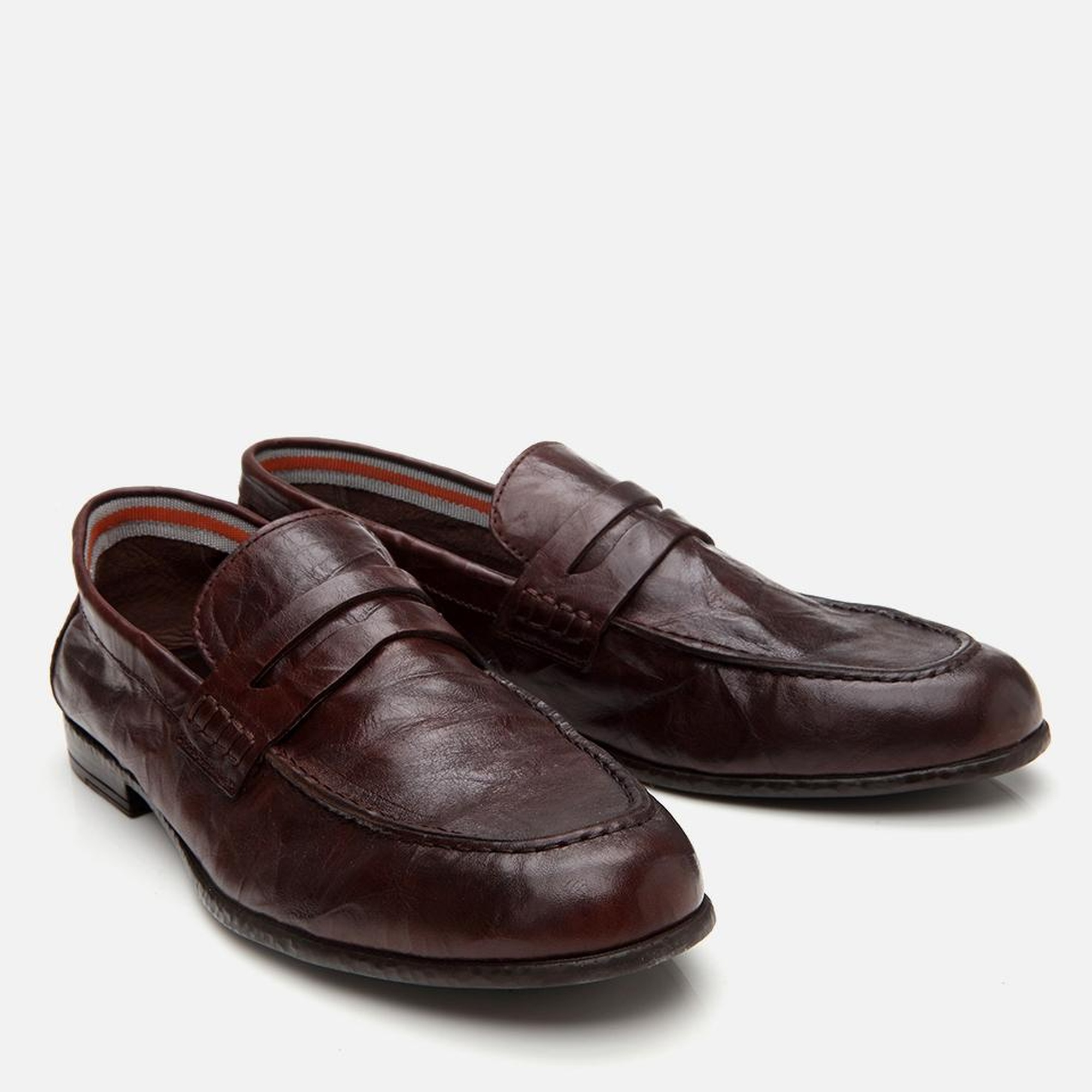 Erkek Deri Kahverengi Ultra Hafif Tabanlı Klasik Loafer