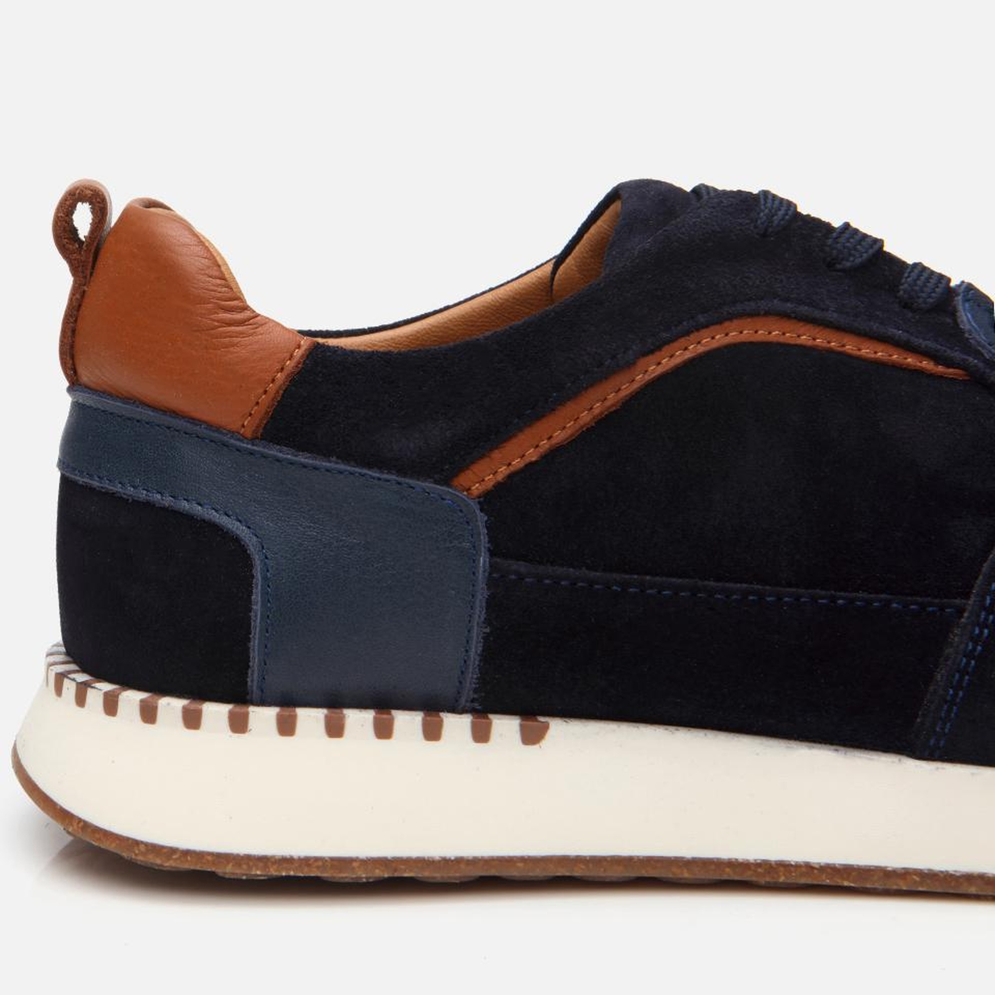 Erkek Süet Deri Lacivert Spor Ayakkabı