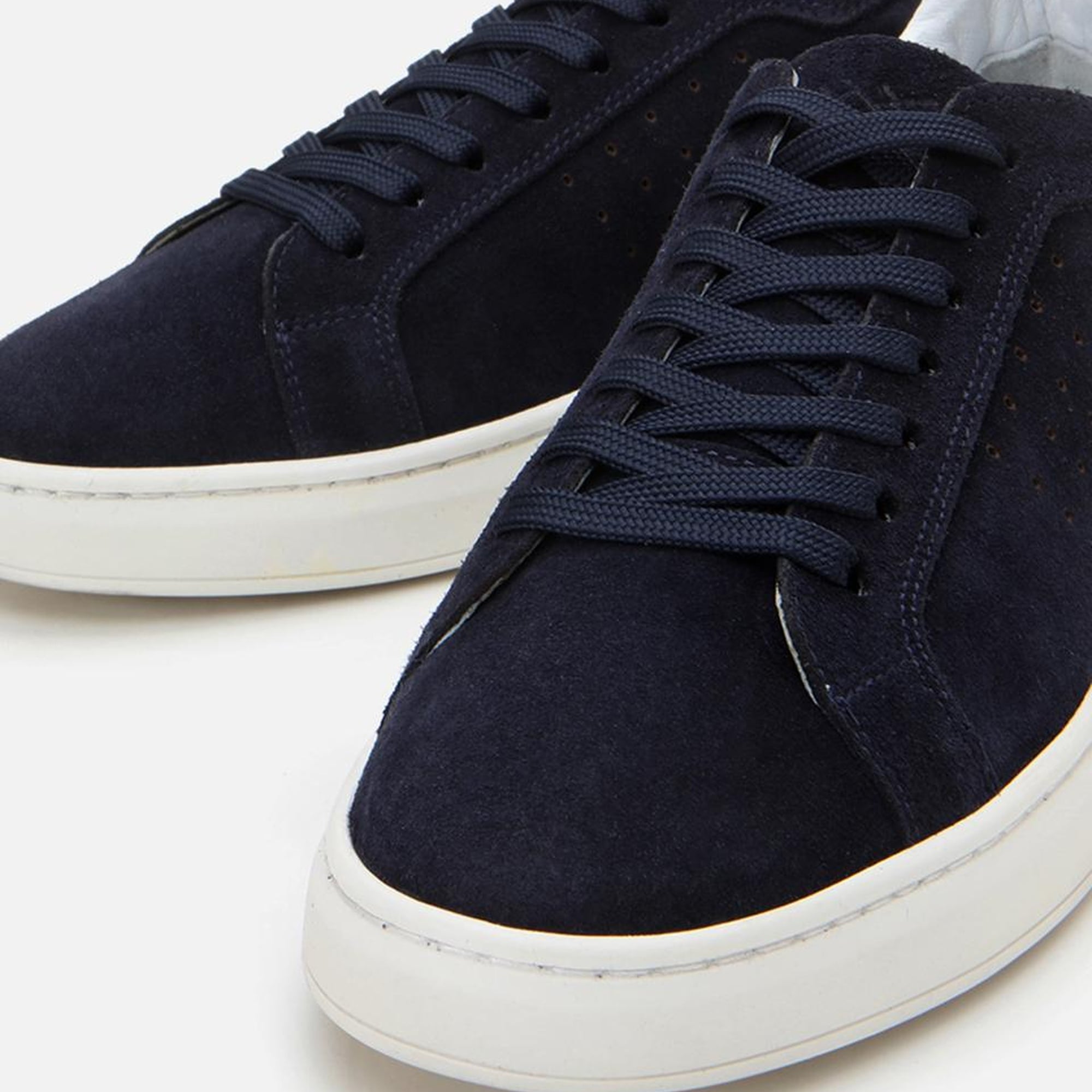 Erkek Süet Deri Lacivert Spor Ayakkabı