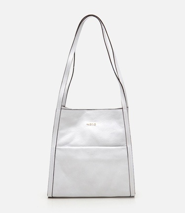  Kadın Deri Beyaz Omuz Çantası