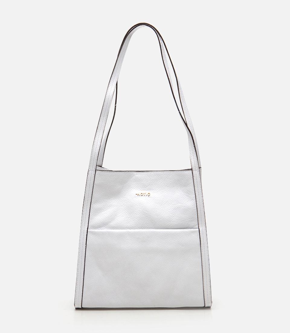  Kadın Deri Beyaz Omuz Çantası