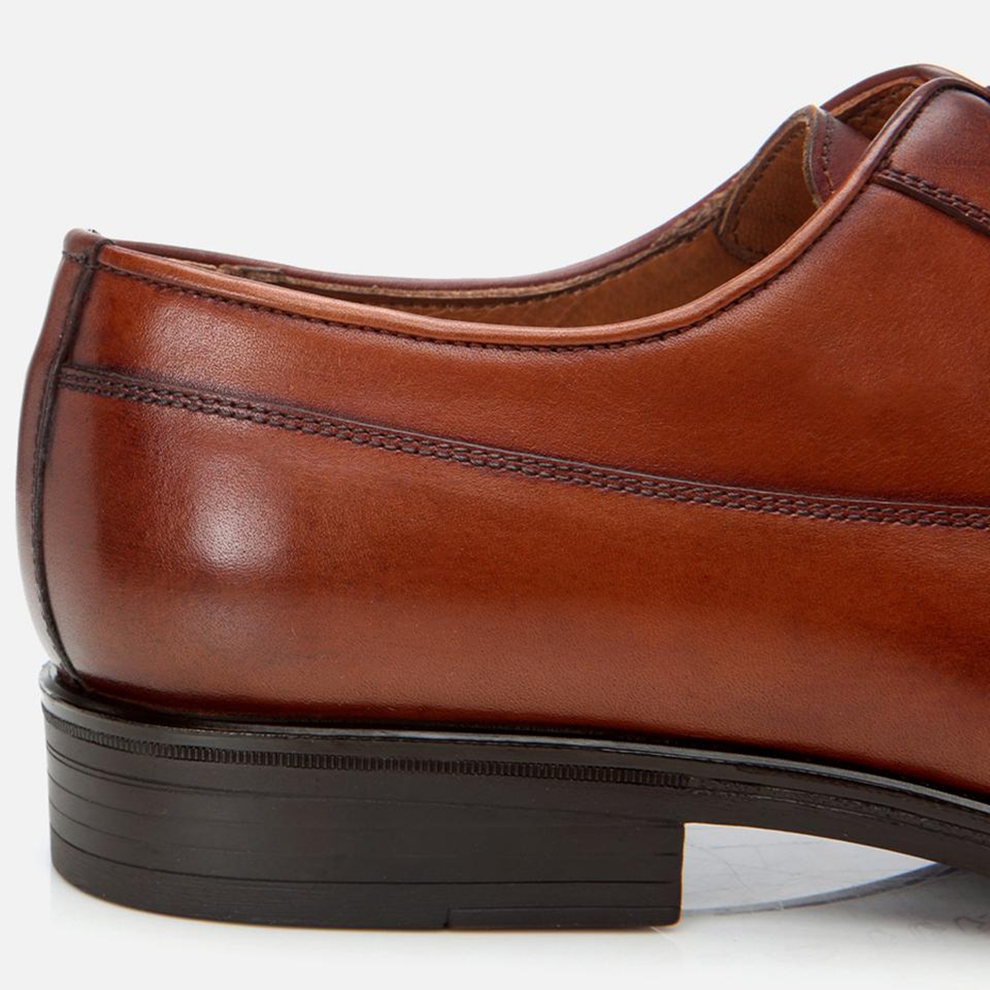 Erkek Deri Taba Klasik Şık Ayakkabı