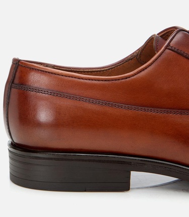  Erkek Deri Taba Klasik Şık Ayakkabı