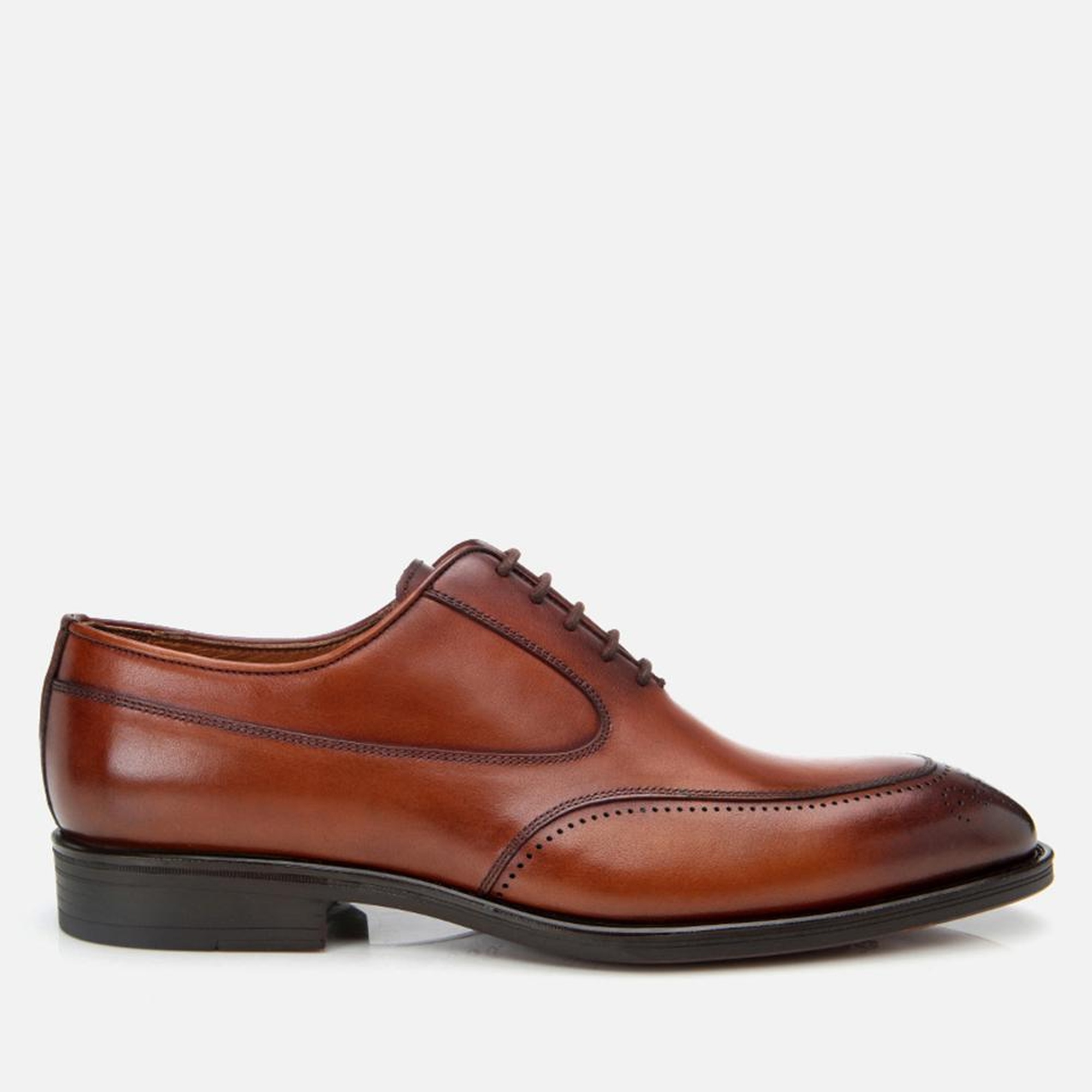 Erkek Deri Taba Klasik Şık Ayakkabı