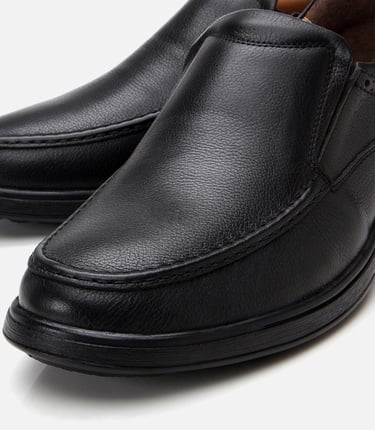  Erkek Deri Siyah Rahat Günlük Ayakkabı