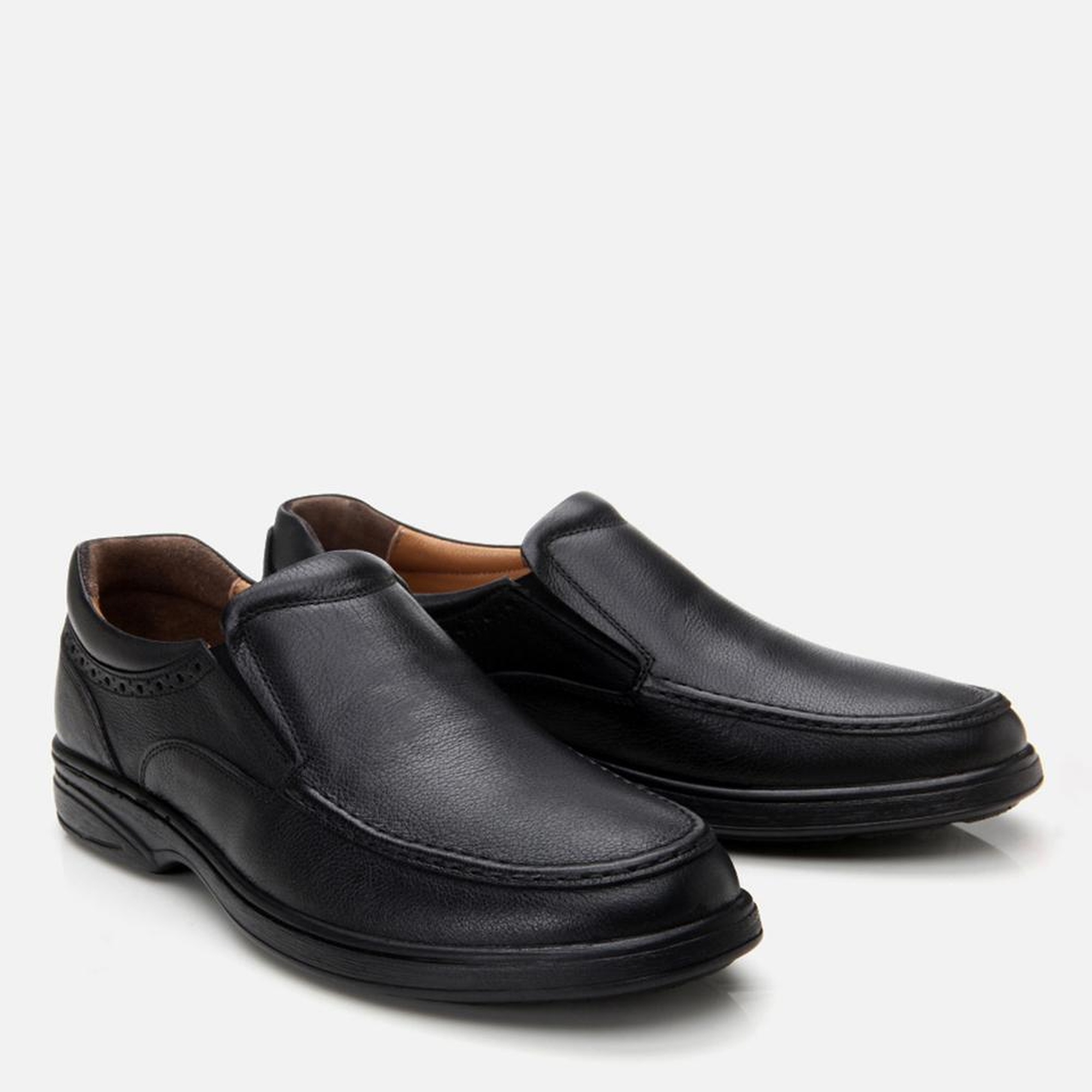 Erkek Deri Siyah Rahat Günlük Ayakkabı