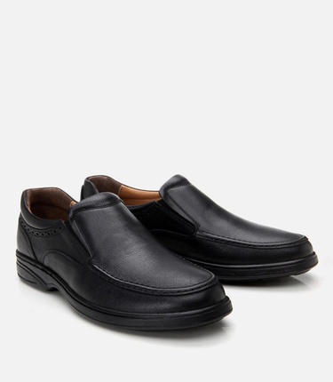  Erkek Deri Siyah Rahat Günlük Ayakkabı