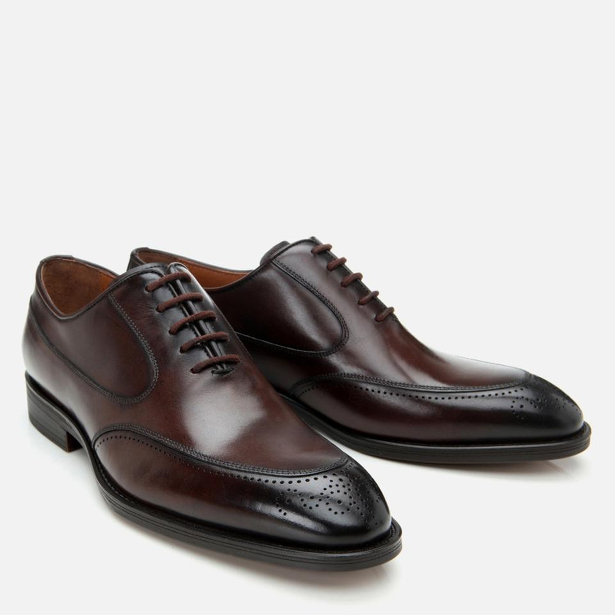 Erkek Deri Kahverengi Klasik Şık Ayakkabı